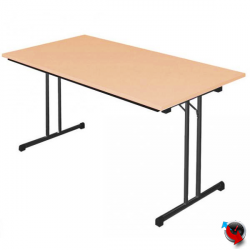 Klapptisch Buche 1200 x 800 mm - Gestell schwarz - Lieferzeit ca. 3-4 Wochen !  